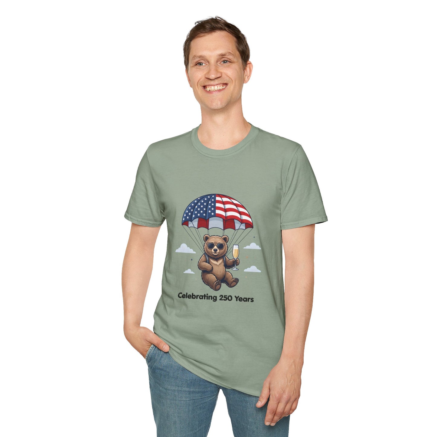 Patriotic Bear 'Celebrating 250 Years' T-Shirt