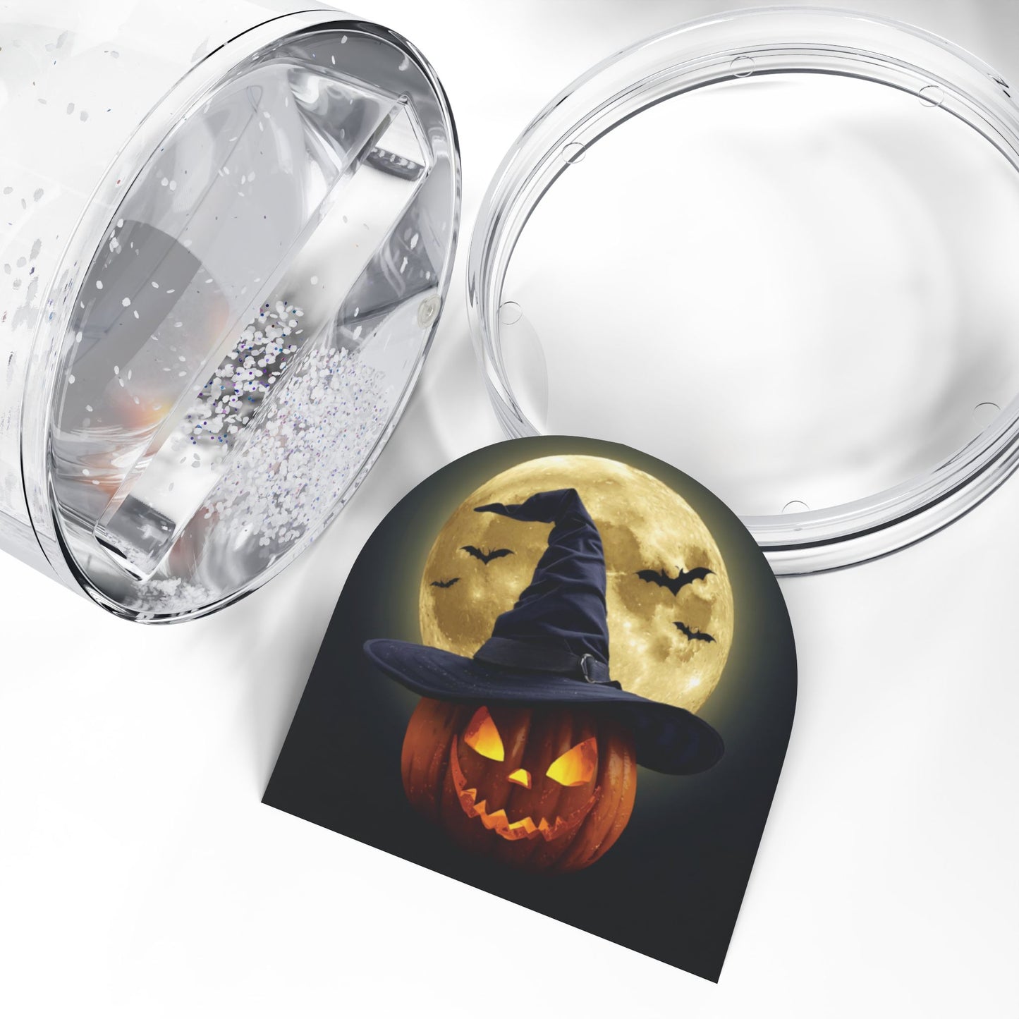 Halloween Snow Globe, Decorative Collectible, Spooky Home Decor