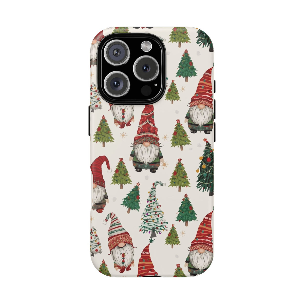 Christmas Gnome Phone Case, Dual Layer Phone Case for Iphone & Samsung