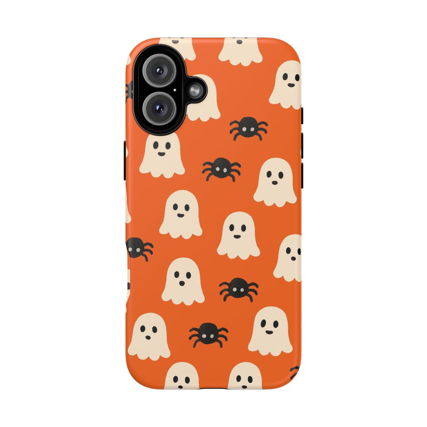 Cute Halloween Phone Case with Ghosts and Spiders, Spooky Gift, Fall Accessory, Unique Halloween Decor, Mobile Protection