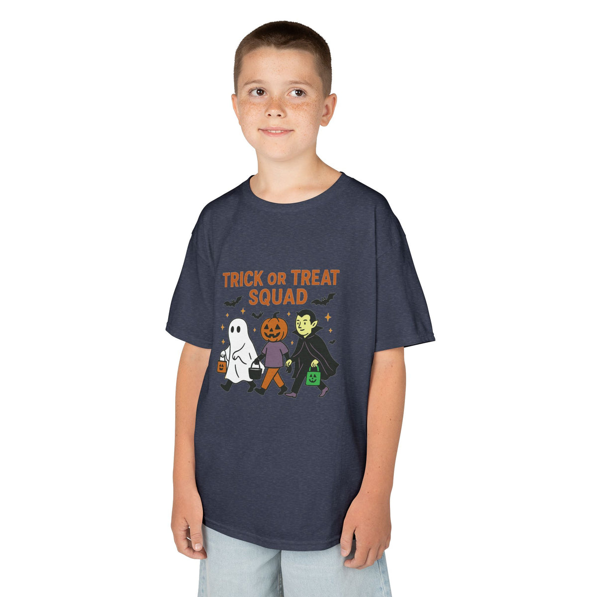 Kids Halloween Tee | Trick or Treat Squad Shirt, Halloween Shirt