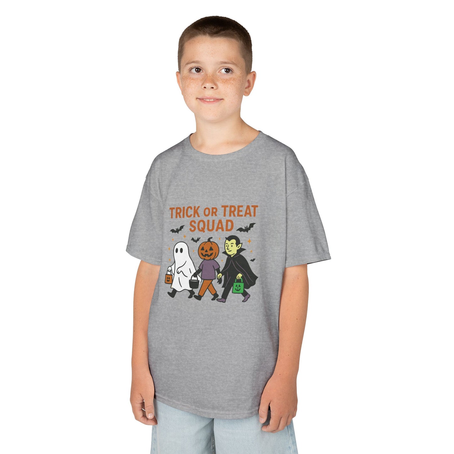 Kids Halloween Tee | Trick or Treat Squad Shirt, Halloween Shirt