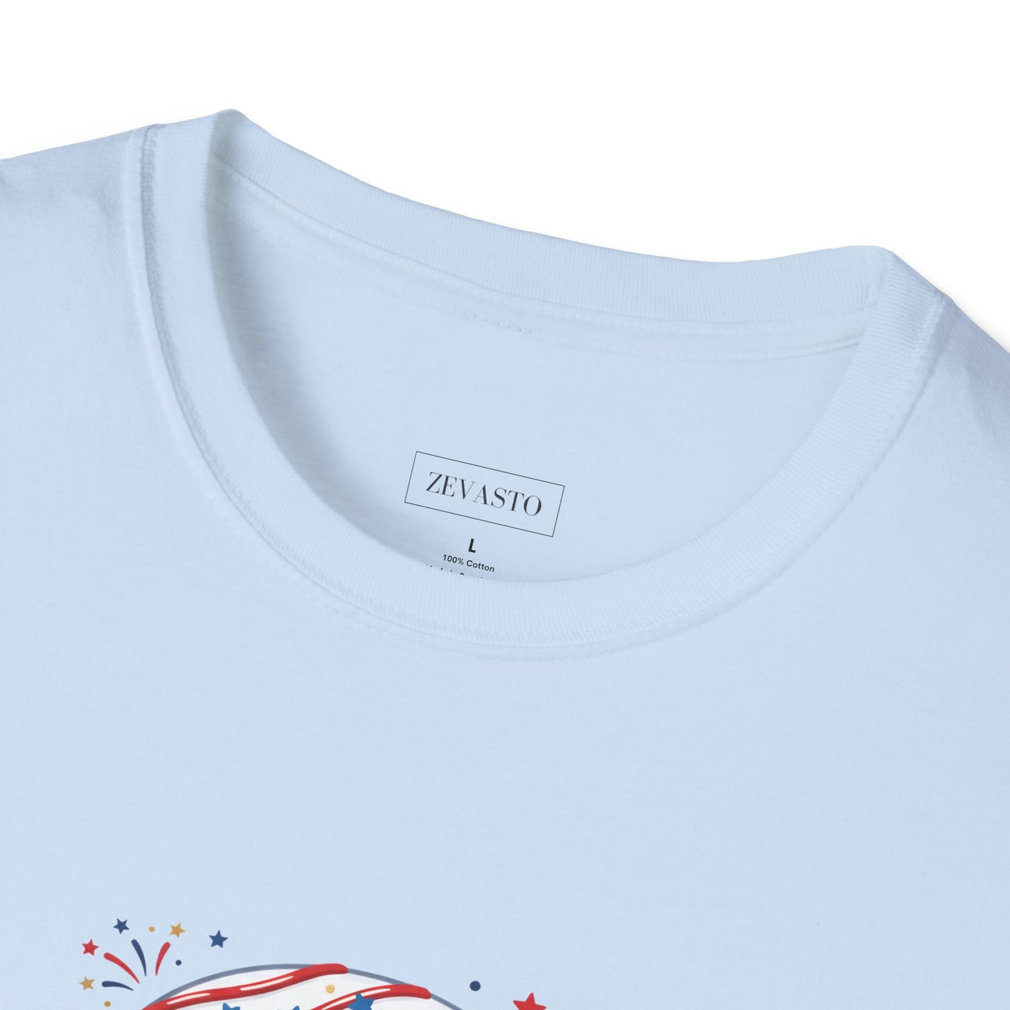 Donut Mess With Freedom T-Shirt — Patriotic Donut Stack 4th of July Tee