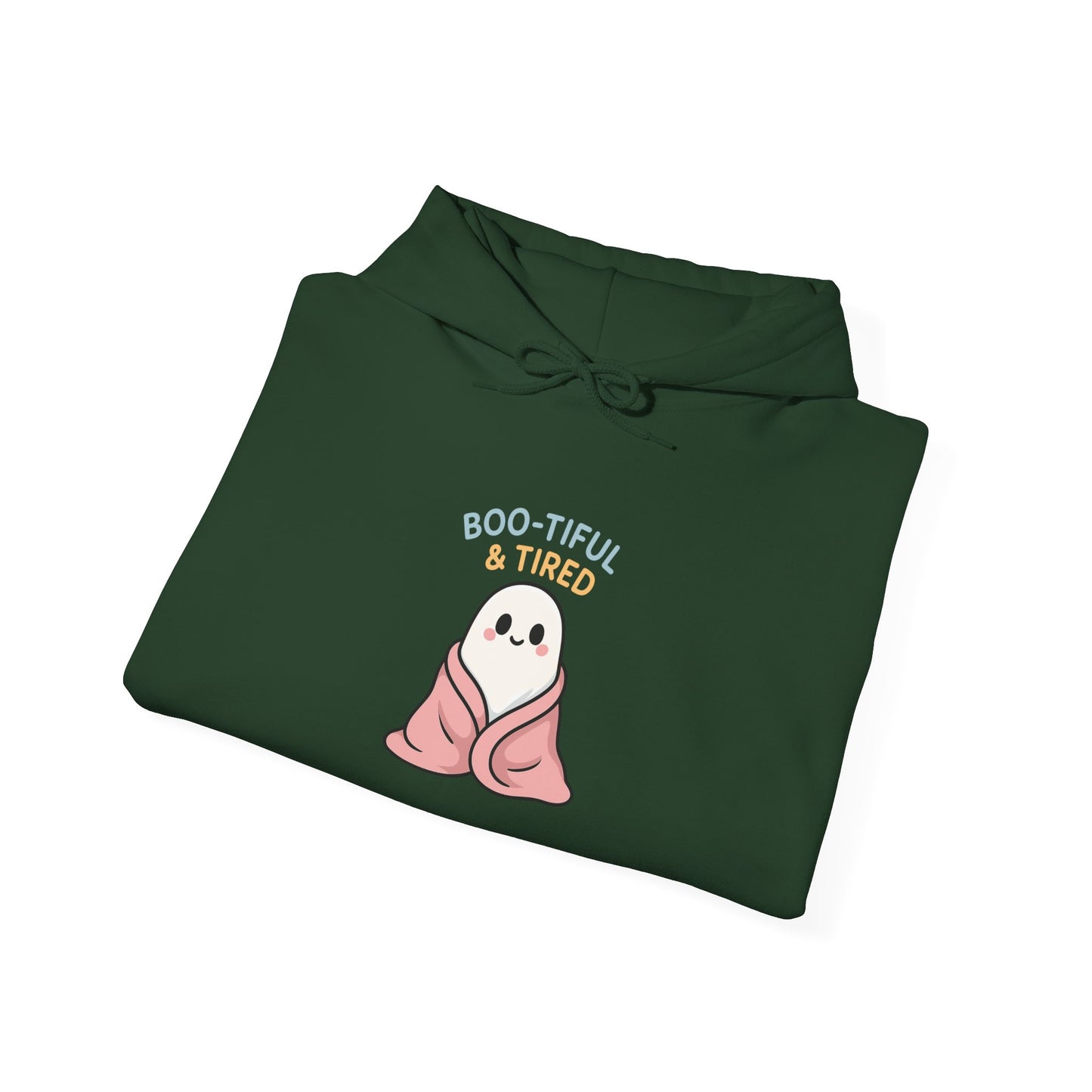 Boo-tiful Ghost Halloween Hoodie, Cute-Cozy Fall Vibes