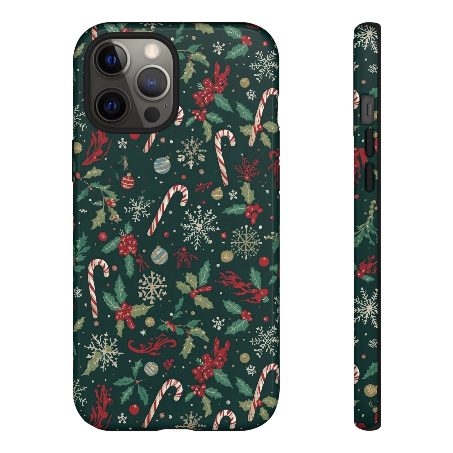 Christmas Phone Case, Festive Phone Case with Holiday Patterns for Iphone 17, 16, 15, 14, 13, 12, 11 & Samsung