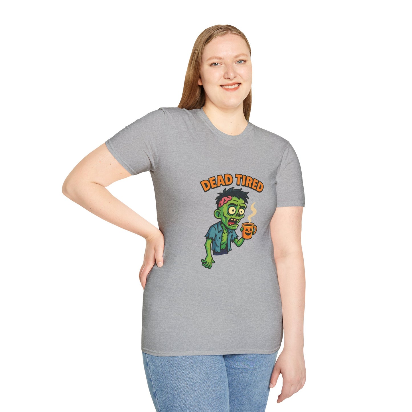Dead Tired Zombie T-Shirt, Gifts for Halloween