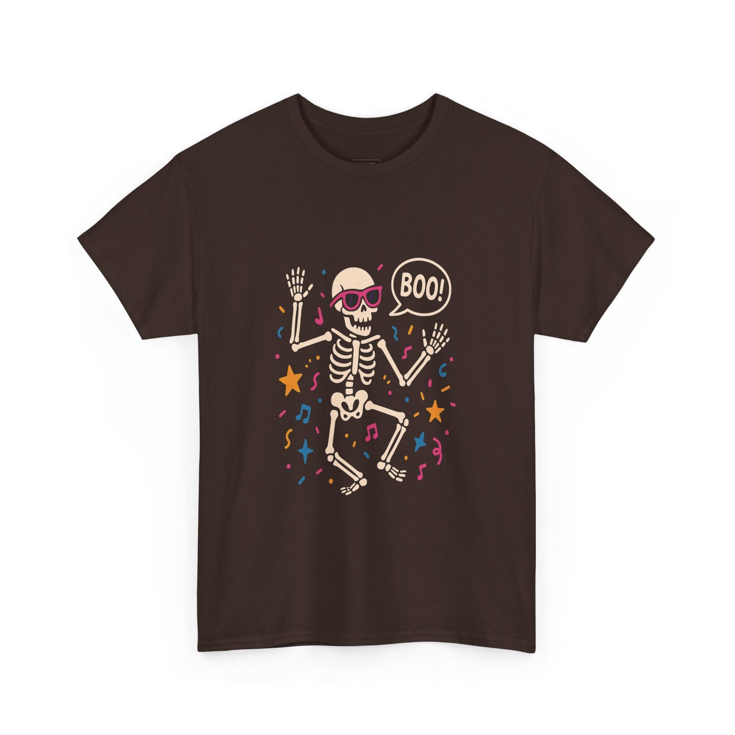 Halloween Skeleton Tee, Unisex Graphic Tee, Spooky Fun Shirt