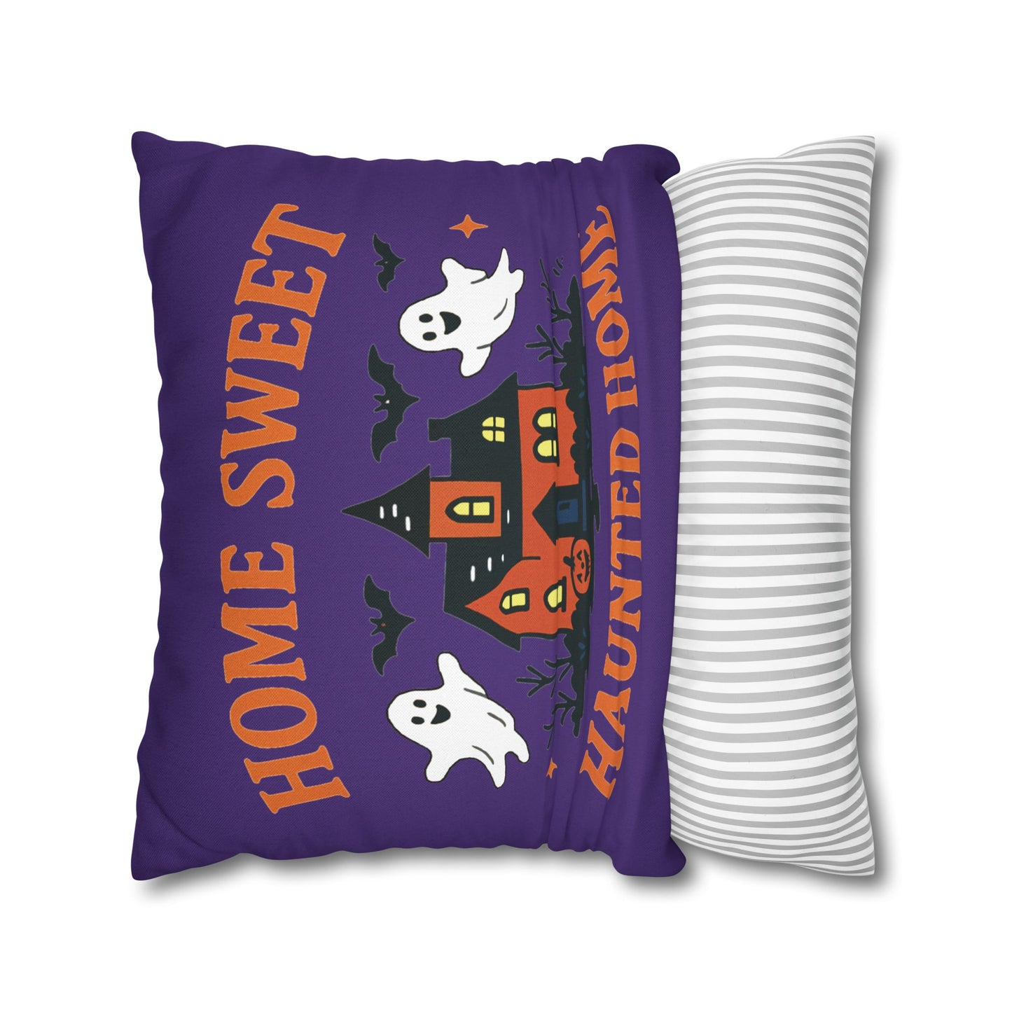 Halloween Cozy Pillowcase, Ghost-Themed Home Decor