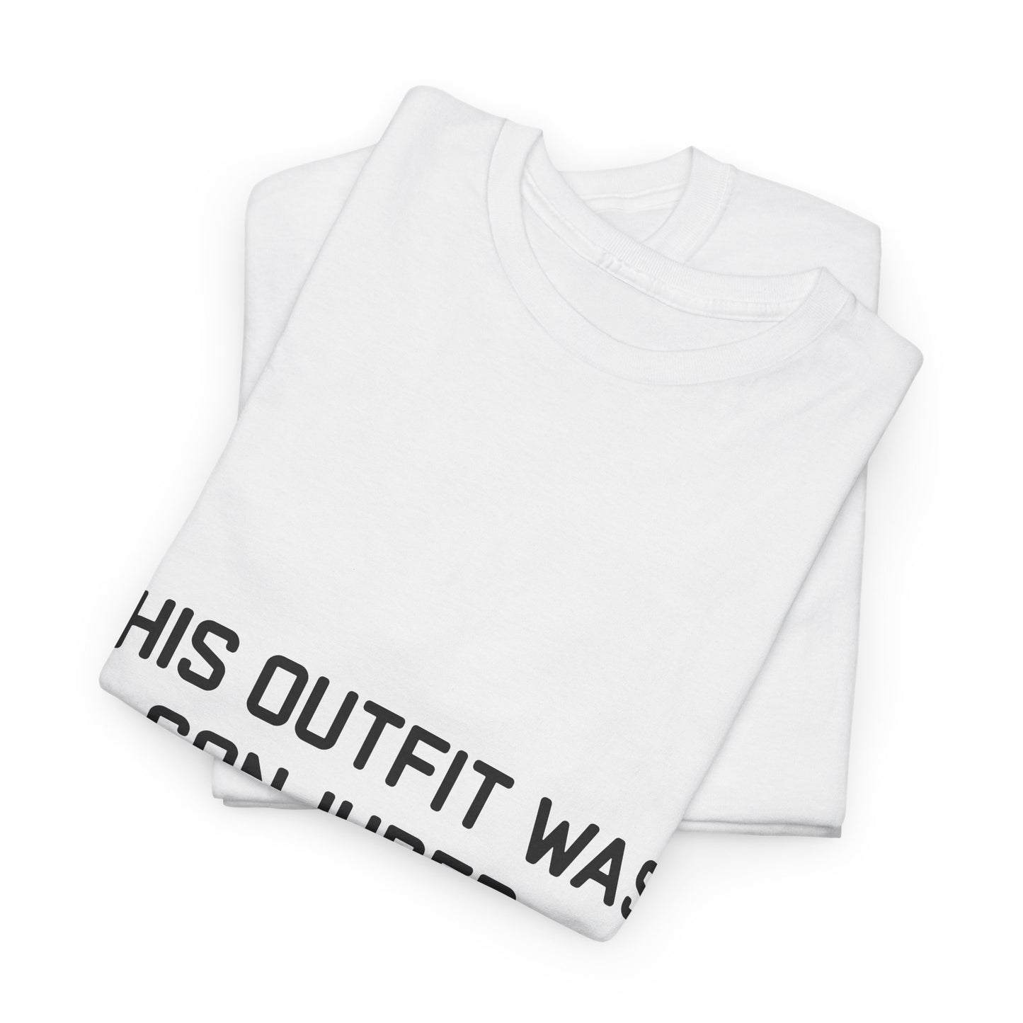 Unisex Heavy Cotton Tee - 'This Outfit Was Conjured, Not Chosen' - Funny Halloween T-shirt
