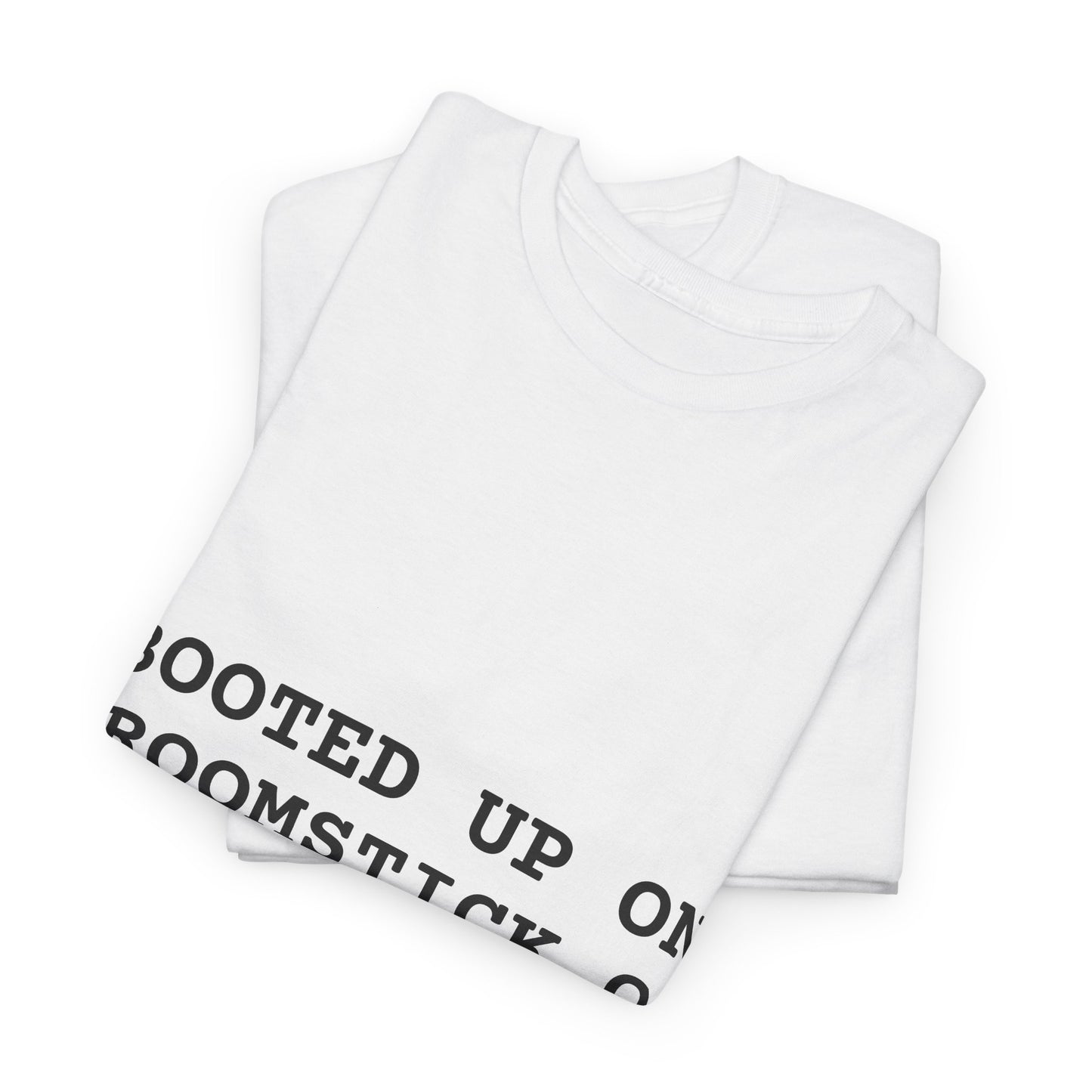 Broomstick OS Tee, Funny Graphic Tee for Tech Lovers, Unisex Cotton T-Shirt