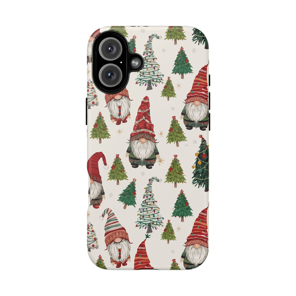 Christmas Gnome Phone Case, Dual Layer Phone Case for Iphone & Samsung