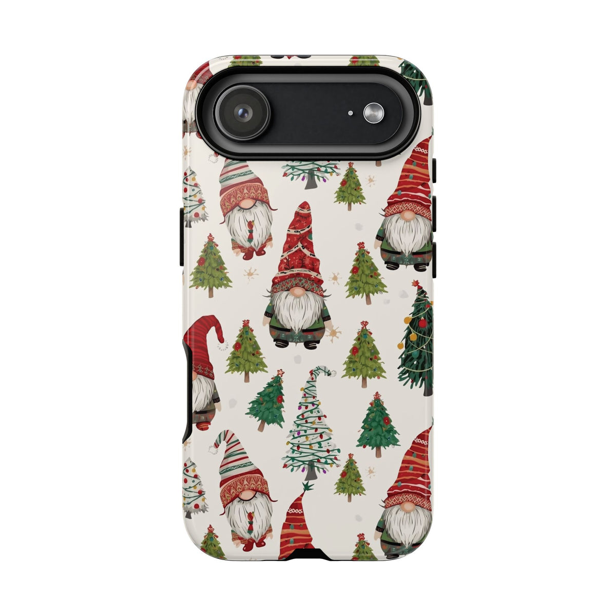 Christmas Gnome Phone Case, Dual Layer Phone Case for Iphone & Samsung