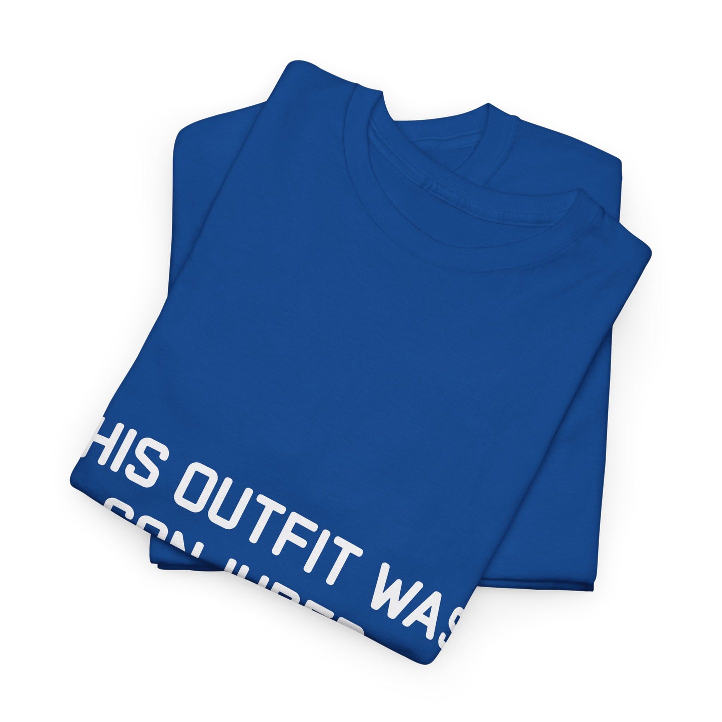 Unisex Heavy Cotton Tee - 'This Outfit Was Conjured, Not Chosen' - Funny Halloween T-shirt