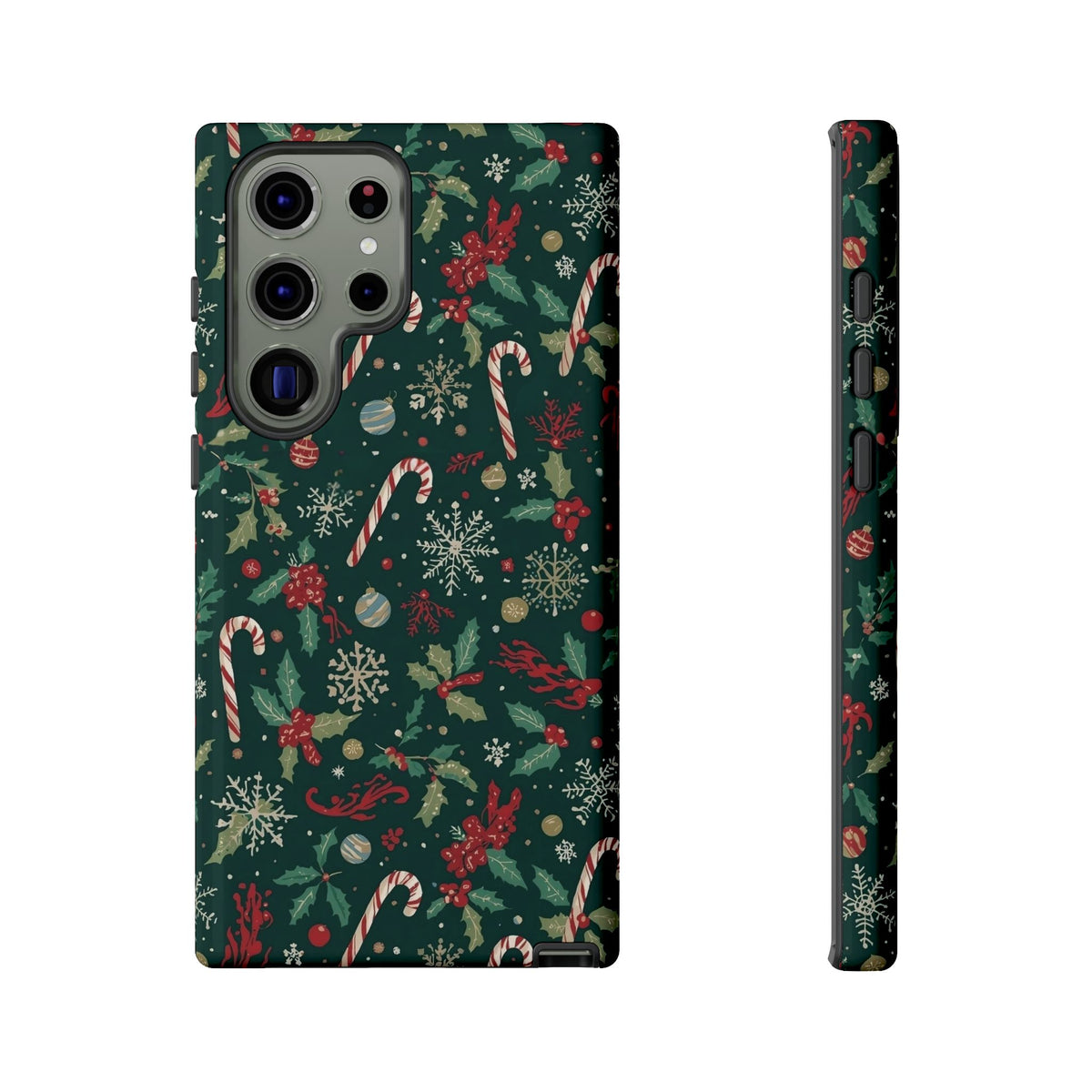 Christmas Phone Case, Festive Phone Case with Holiday Patterns for Iphone & Samsung