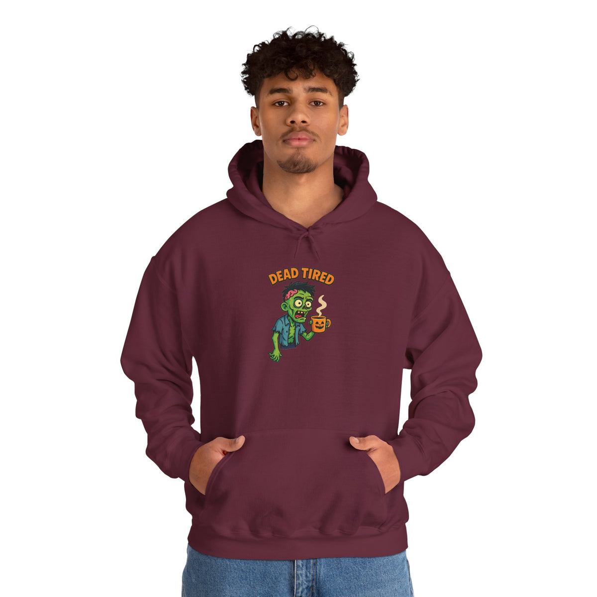 Zombie Themed Unisex Hoodie, Cozy Halloween Sweatshirt, Spooky Season Apparel