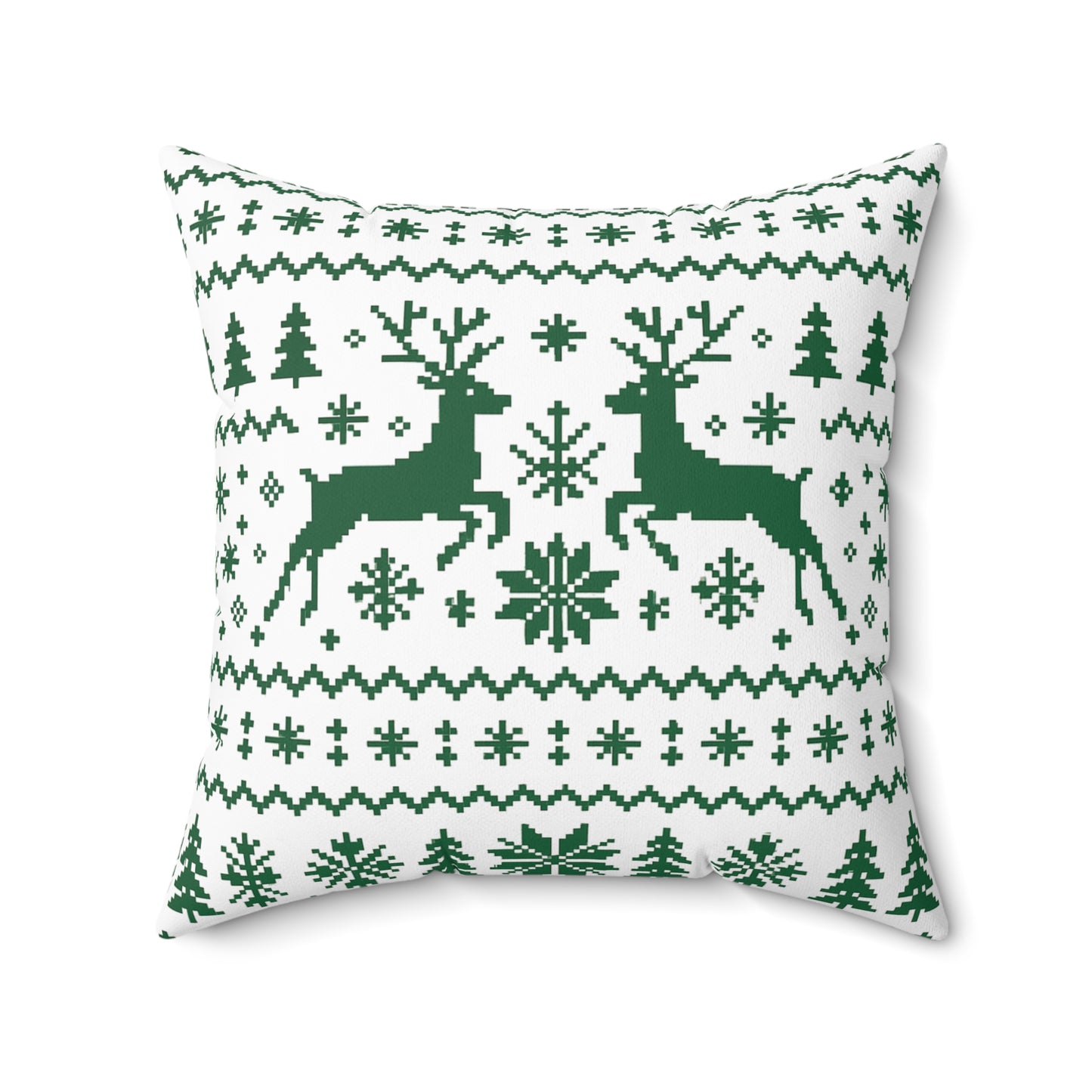 Christmas Reindeer Pillow, Cozy Holiday Decor, Winter Home Accent, Festive Gift Idea