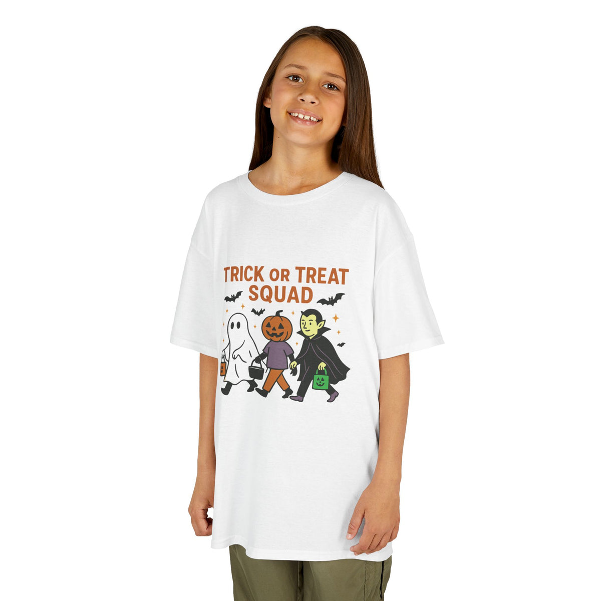 Kids Halloween Tee | Trick or Treat Squad Shirt, Halloween Shirt