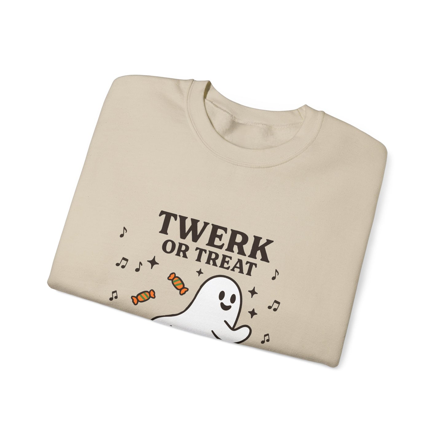 Halloween Twerk Sweatshirt, Unisex Sweatshirt, Funny Ghost Crewneck, Spooky Season Apparel, Halloween Gift, Fall Fashion