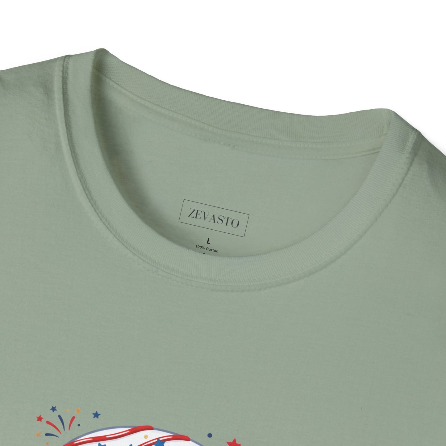 Donut Mess With Freedom T-Shirt — Patriotic Donut Stack 4th of July Tee
