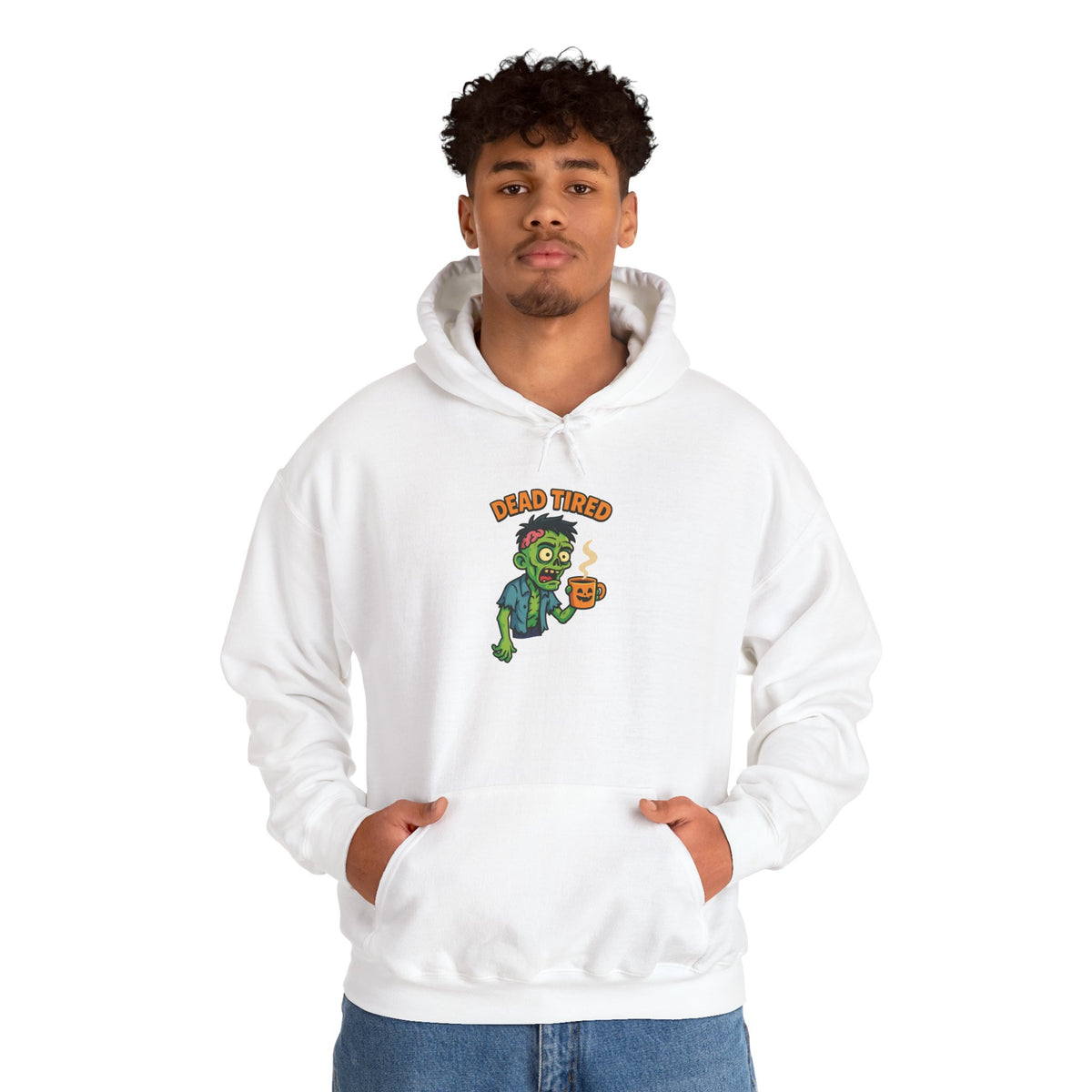 Zombie Themed Unisex Hoodie, Cozy Halloween Sweatshirt, Spooky Season Apparel