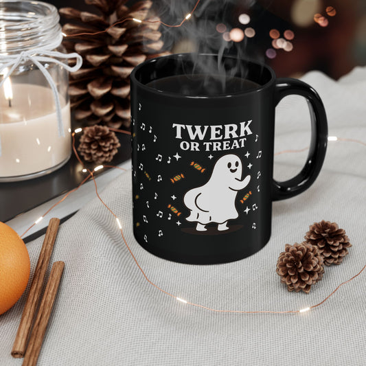 Halloween Twerk or Treat Mug, Funny Ghost Coffee Cup, Spooky Mug, Unique Halloween Decor
