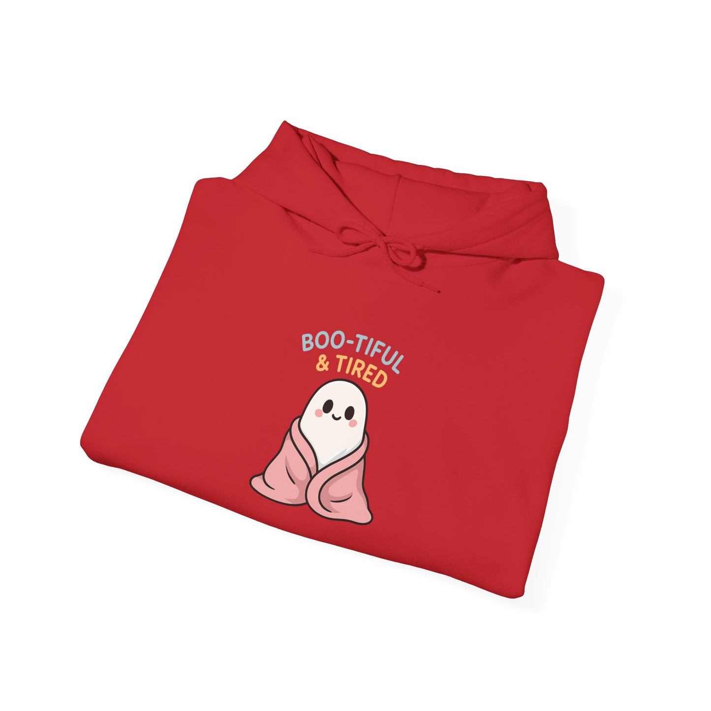 Boo-tiful Ghost Halloween Hoodie, Cute-Cozy Fall Vibes