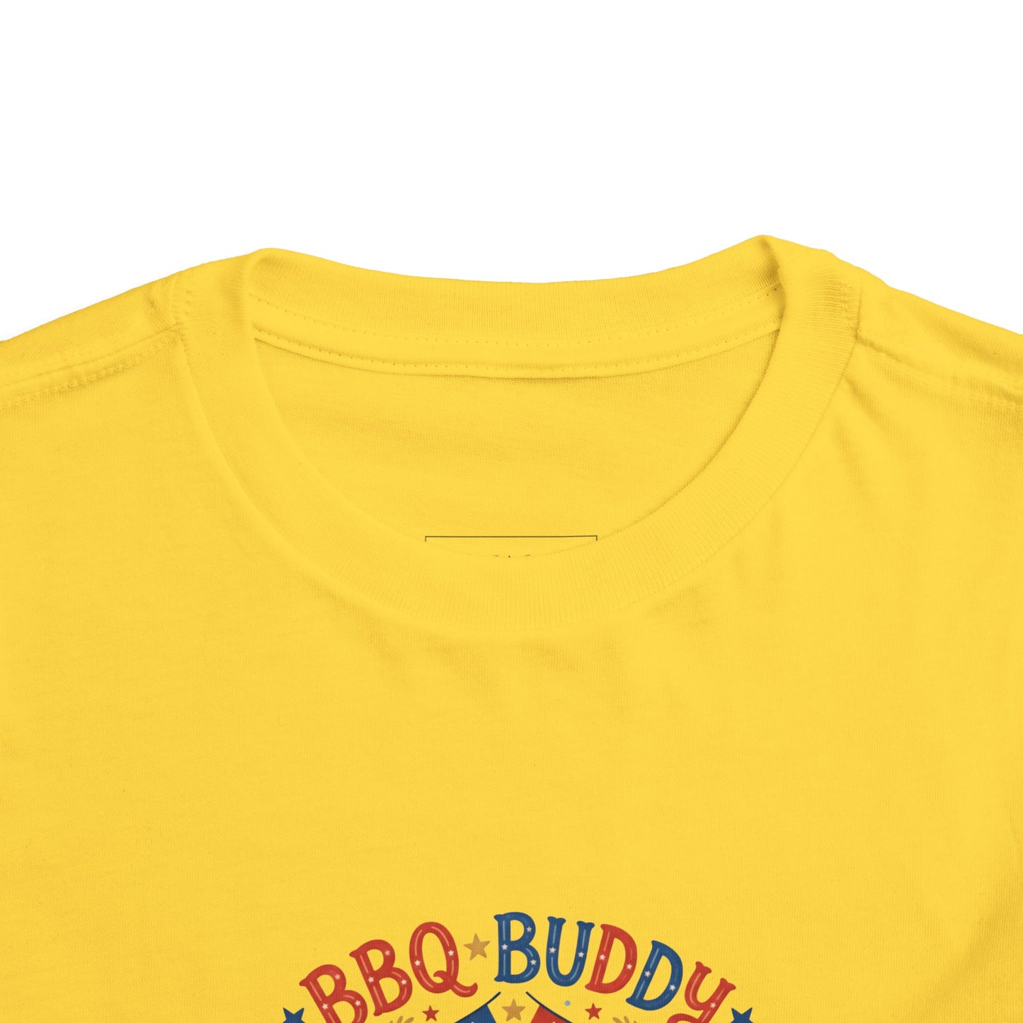 BBQ Buddy Toddler Tee - Celebrating 250 Years Patriotic Shirt for Kids, 4th of July Tee