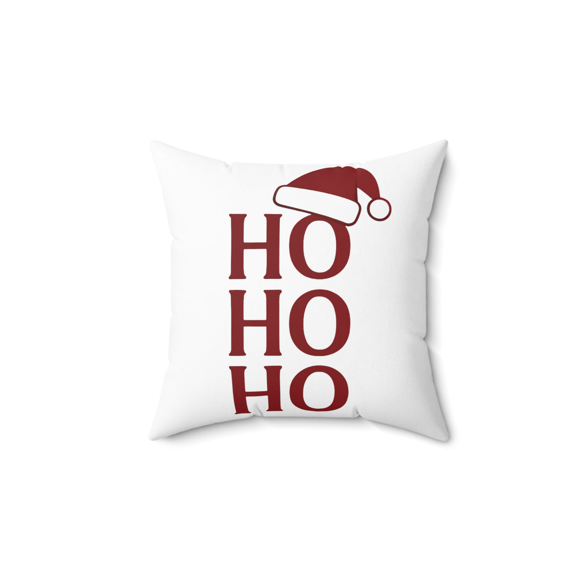 Ho Ho Ho Christmas Pillow — Festive Holiday Throw Pillow