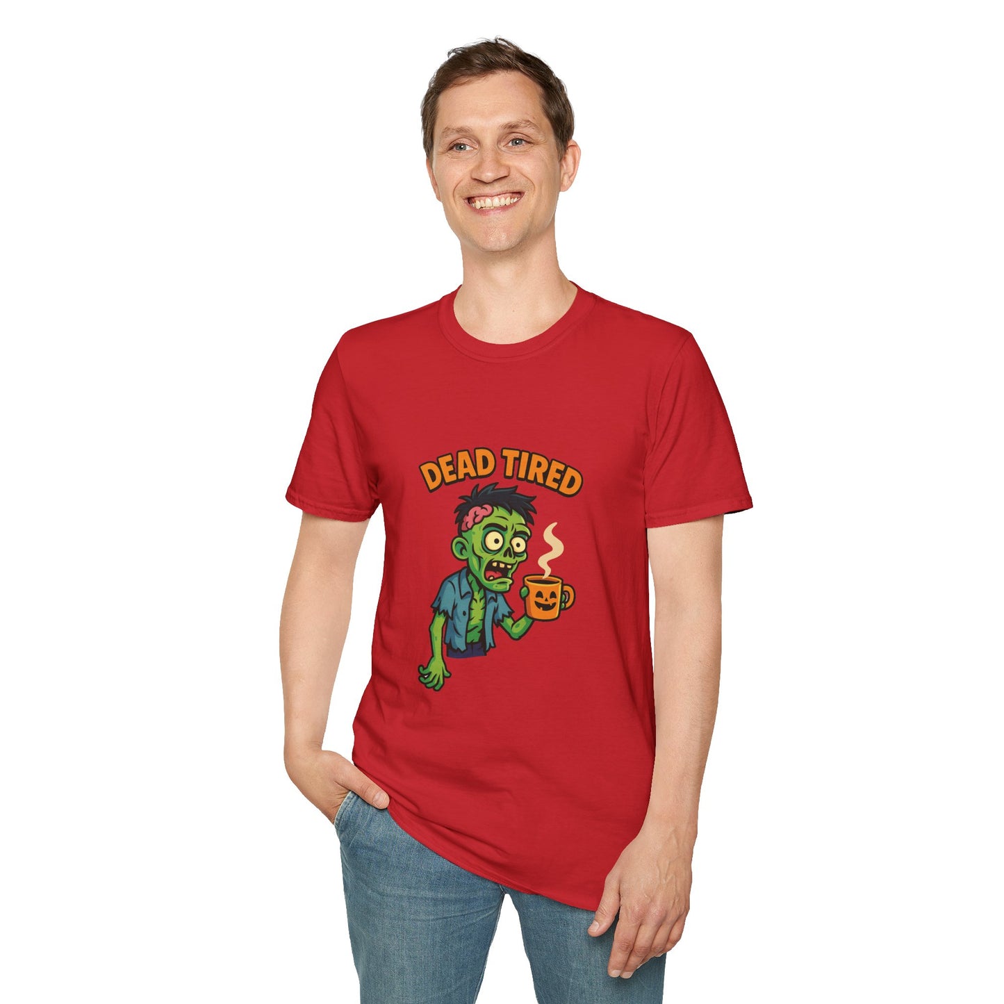 Dead Tired Zombie T-Shirt, Gifts for Halloween