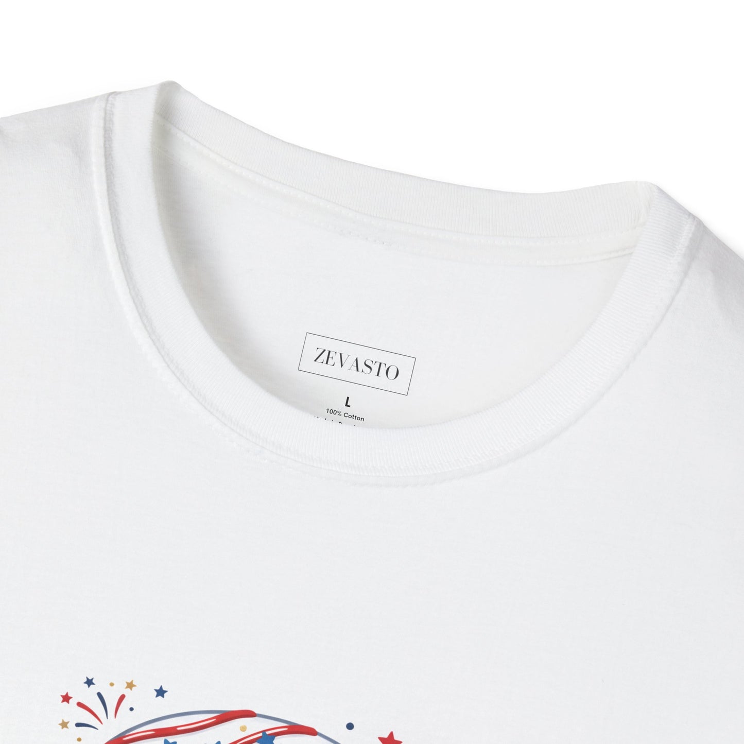 Donut Mess With Freedom T-Shirt — Patriotic Donut Stack 4th of July Tee