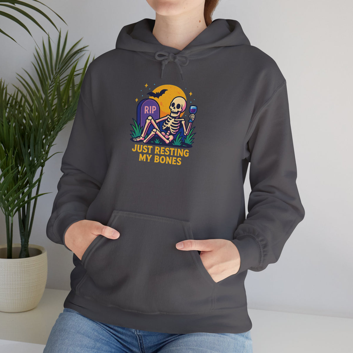 Halloween Skeleton Hoodie, Cozy Unisex Sweatshirt