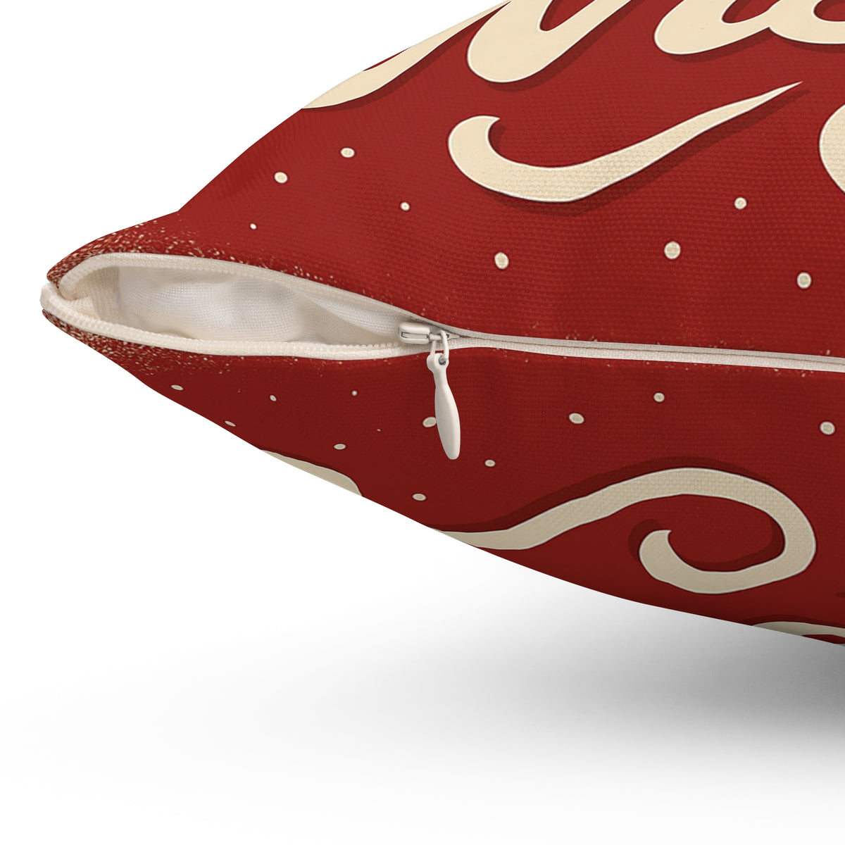 Warm Winter Wishes Throw Pillow, Festive Christmas Decor