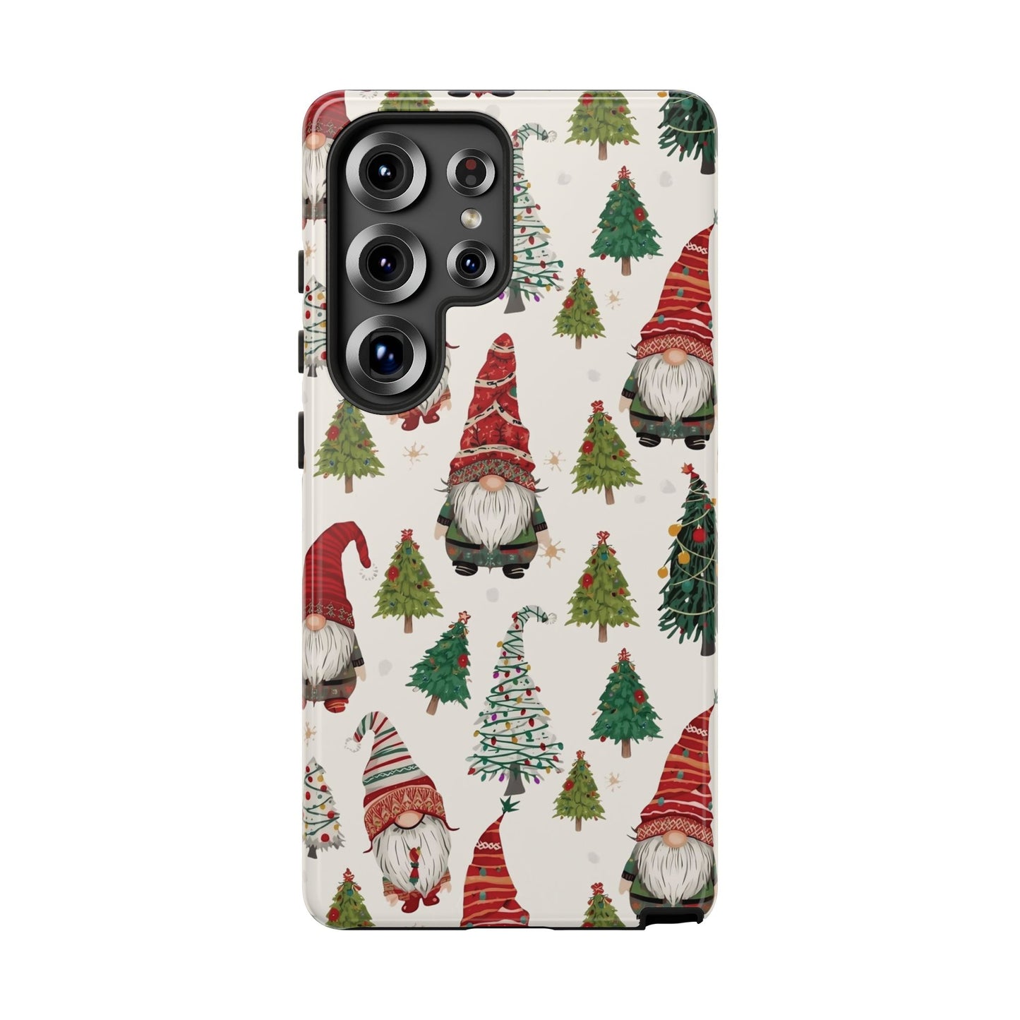 Christmas Gnome Phone Case, Dual Layer Phone Case for Iphone 17, 16, 15, 14, 13, 12, 11 & Samsung