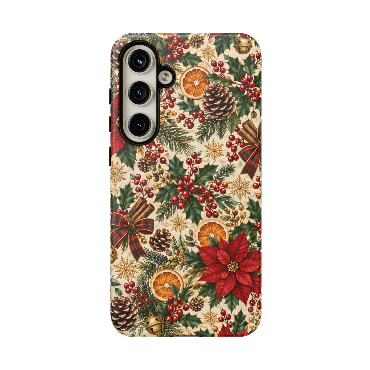 Christmas Floral Tough Phone Case