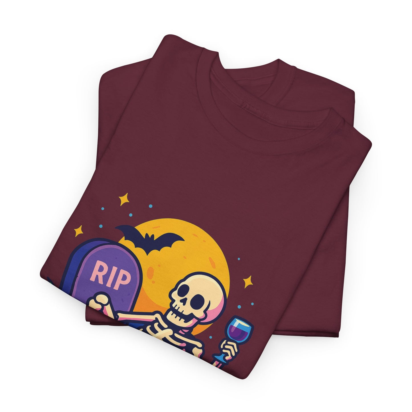 Skeleton Tee - Just Resting My Bones, Unisex Halloween Shirt