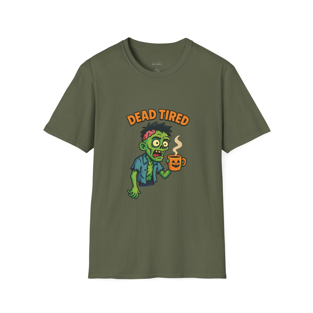 Dead Tired Zombie T-Shirt, Gifts for Halloween
