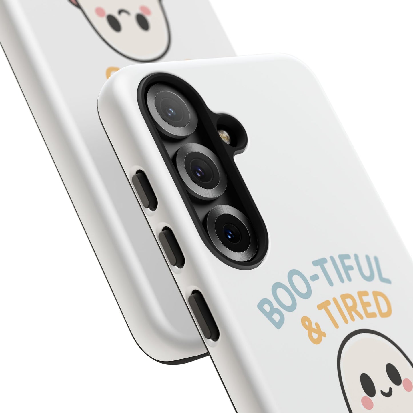 Boo-tiful & Tired Phone Case, Halloween-Themed Design