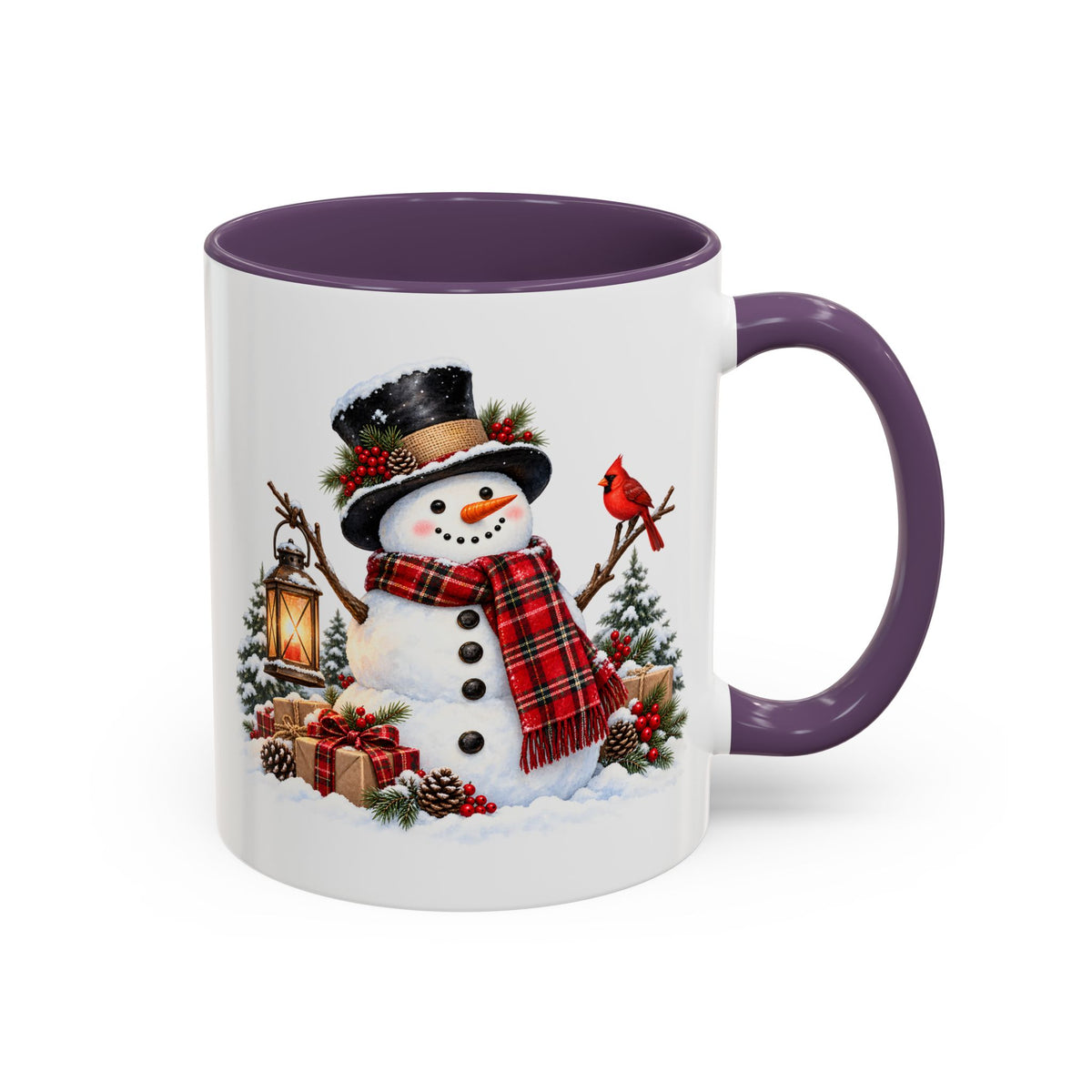 Snowman Christmas Coffee Mug – Festive Holiday Accent Mug (11 oz)