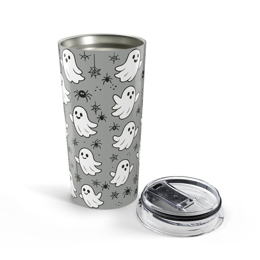 Ghostly Spirit Tumbler | Halloween 20oz Insulated Travel Mug | Cute Ghost Design | Perfect for Fall Celebrations