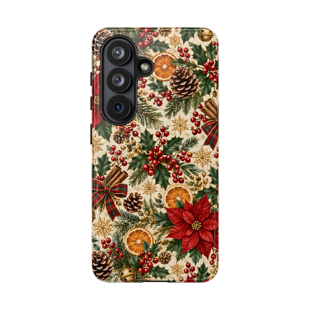 Christmas Floral Tough Phone Case