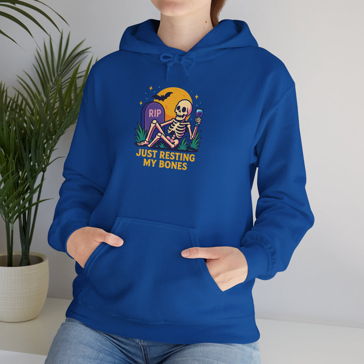 Halloween Skeleton Hoodie, Cozy Unisex Sweatshirt
