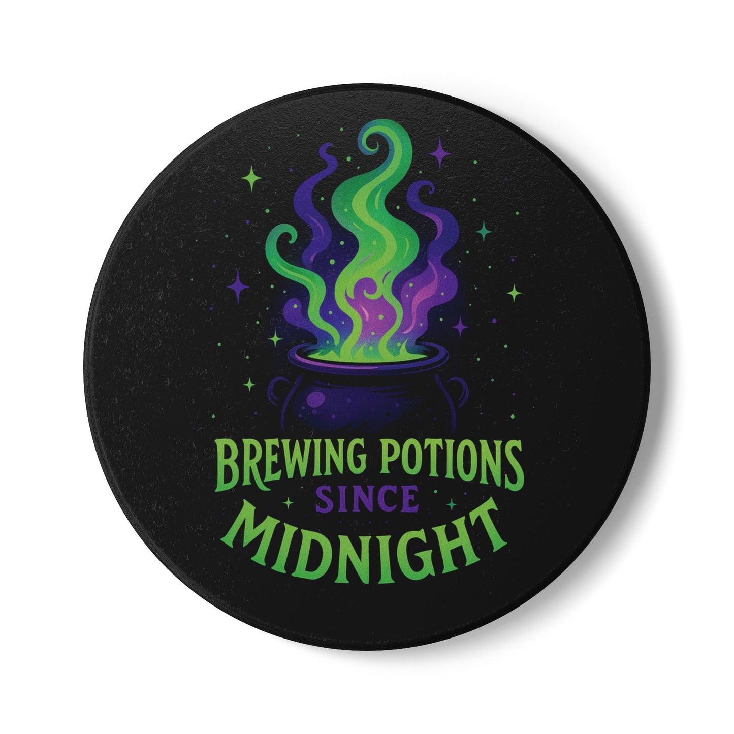 Brewing Potions Since Midnight, Ceramic Coaster