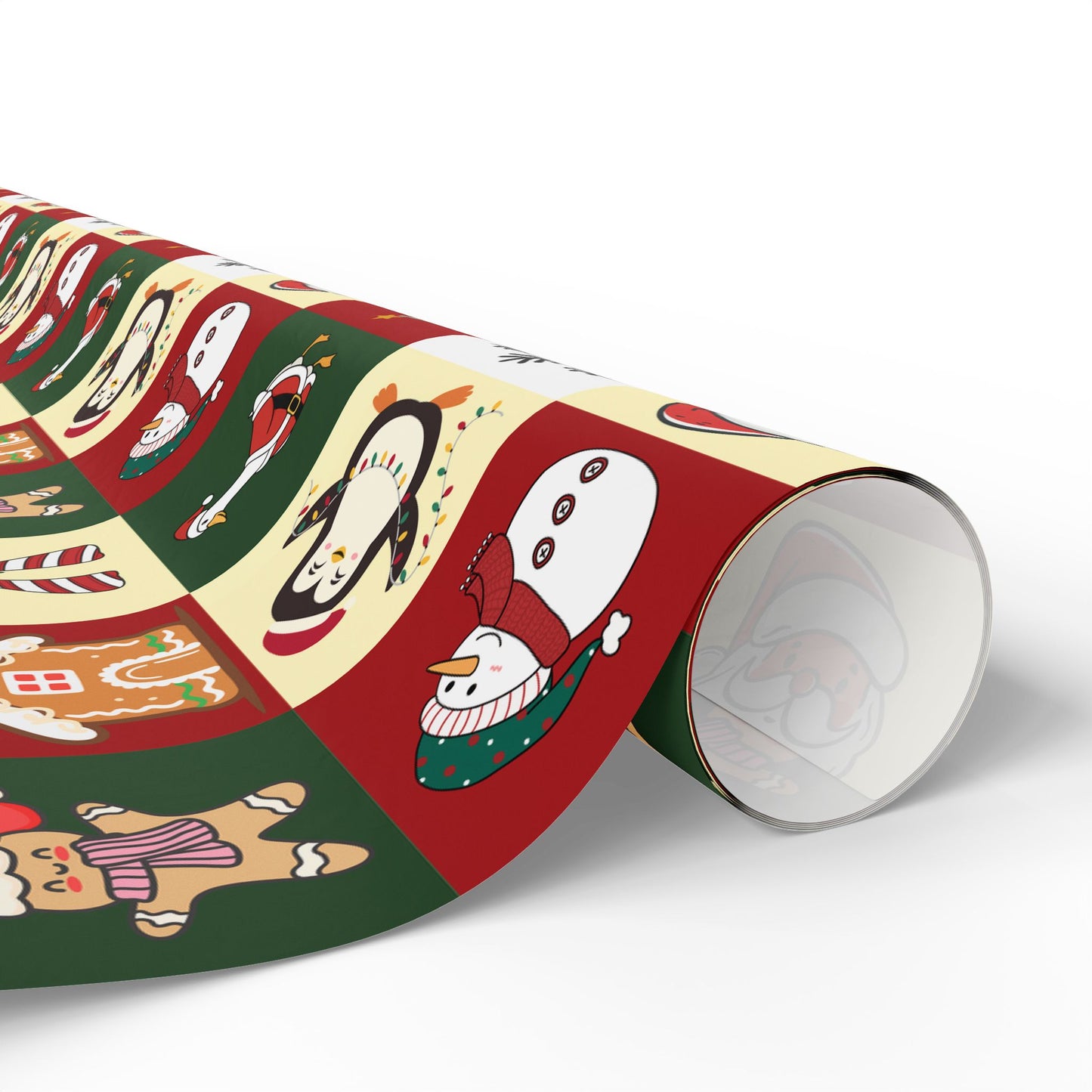 Christmas Character Wrapping Paper Roll - Festive Gift Wrap