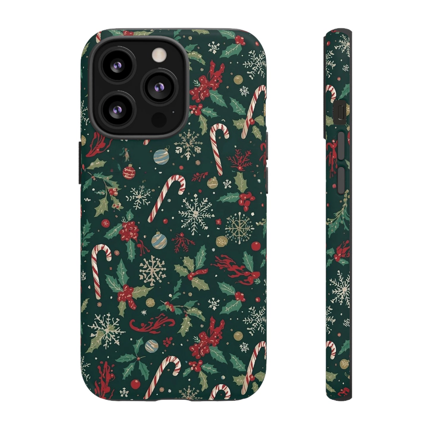 Christmas Phone Case, Festive Phone Case with Holiday Patterns for Iphone 17, 16, 15, 14, 13, 12, 11 & Samsung