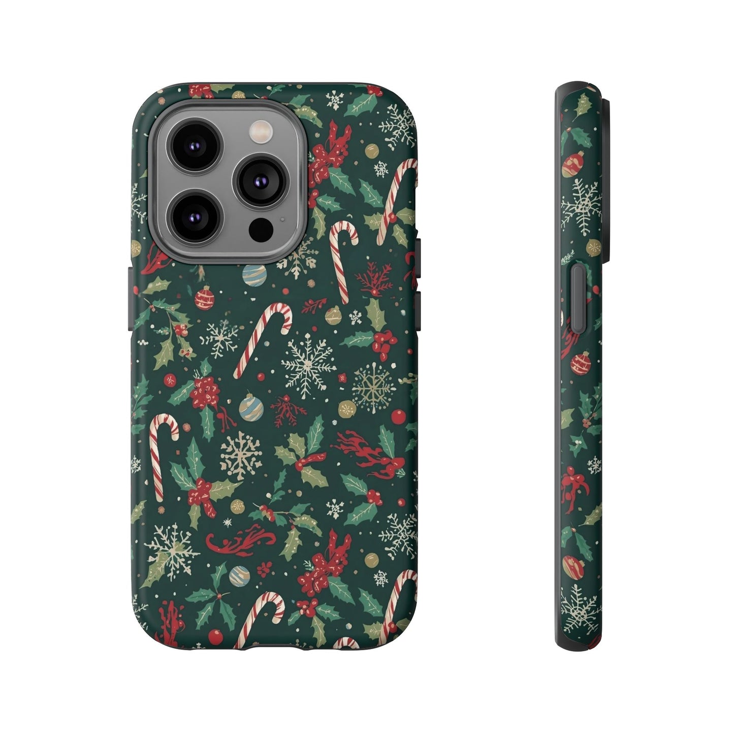 Christmas Phone Case, Festive Phone Case with Holiday Patterns for Iphone 17, 16, 15, 14, 13, 12, 11 & Samsung
