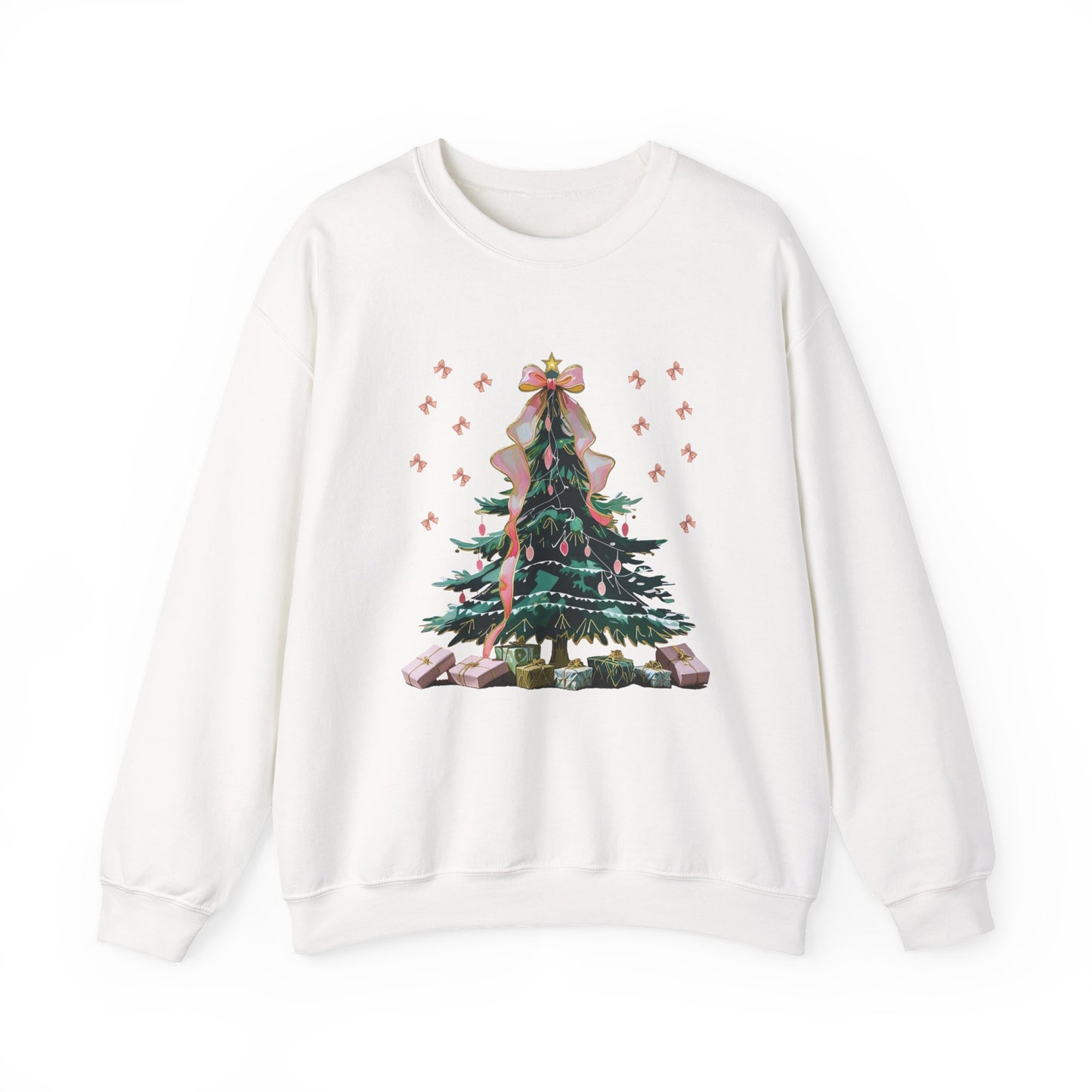 Christmas Tree Sweatshirt | Cozy Holiday Sweatshirt, Unisex Crewneck, Festive Apparel