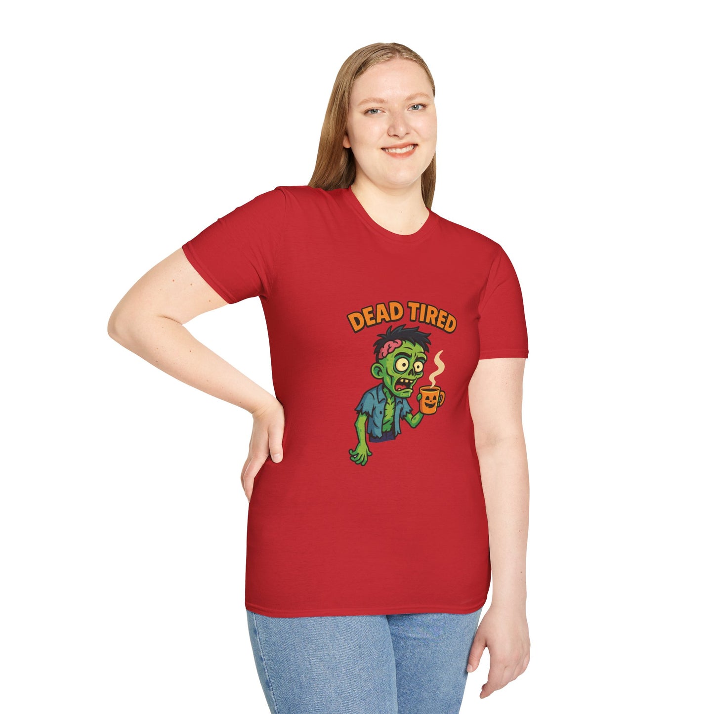 Dead Tired Zombie T-Shirt, Gifts for Halloween