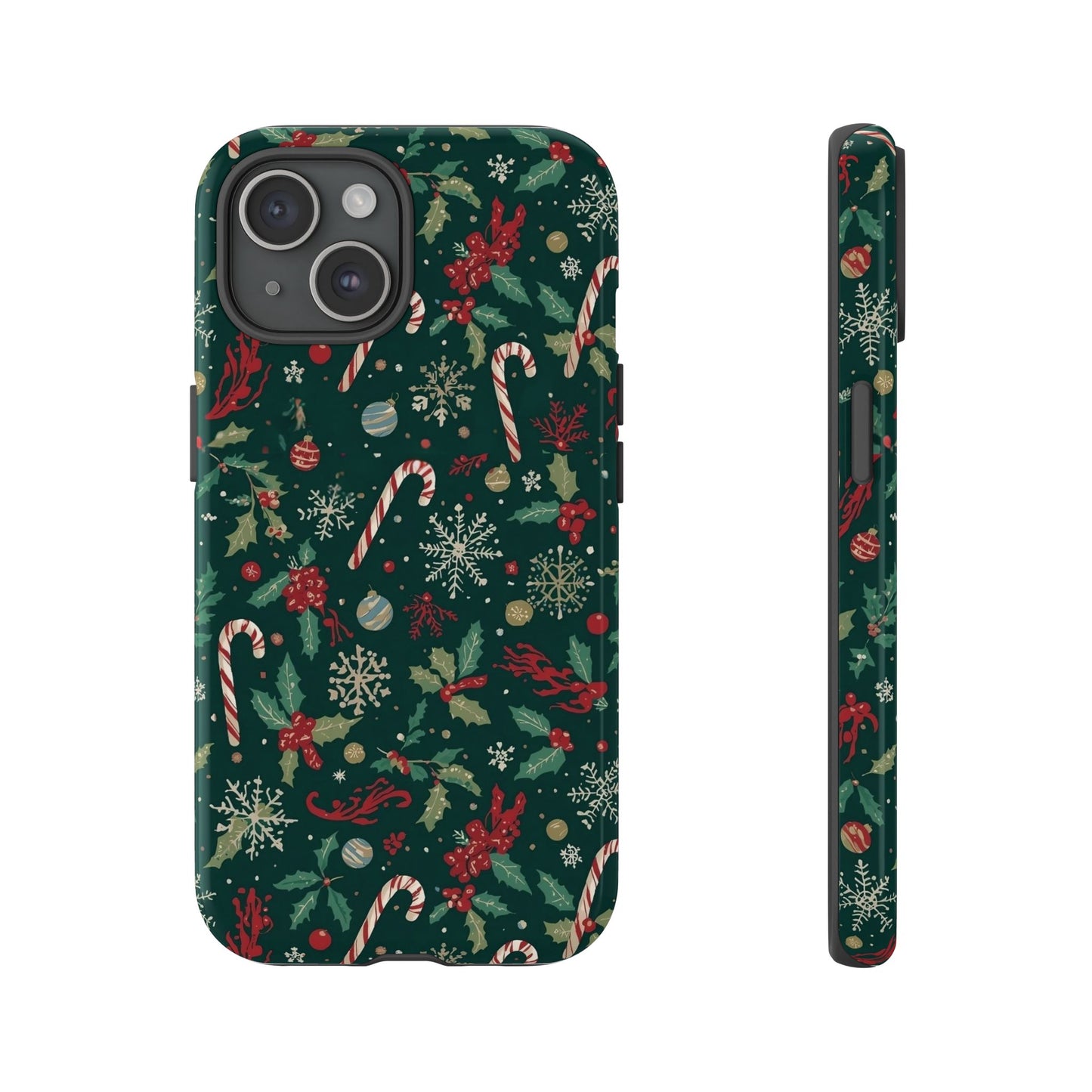 Christmas Phone Case, Festive Phone Case with Holiday Patterns for Iphone 17, 16, 15, 14, 13, 12, 11 & Samsung