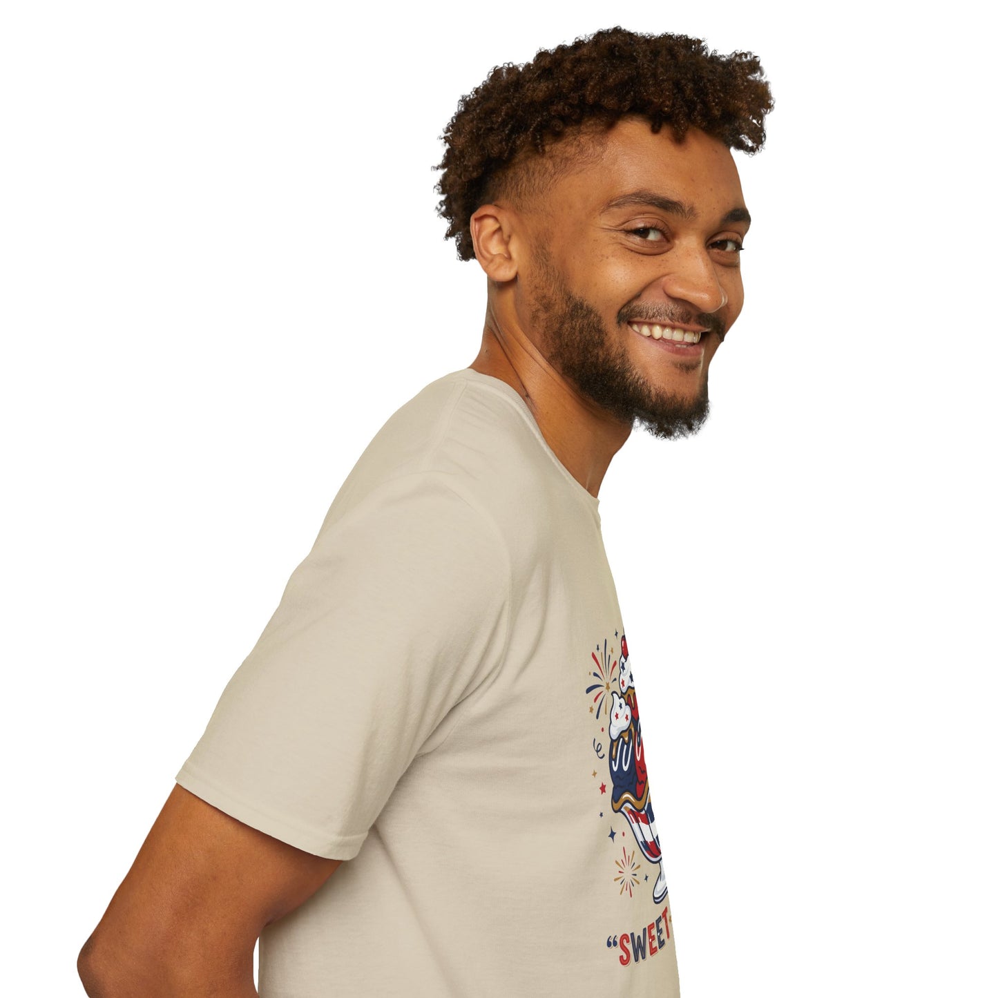 Sweet Liberty Ice Cream T-Shirt — Patriotic 4th of July Sundae Tee