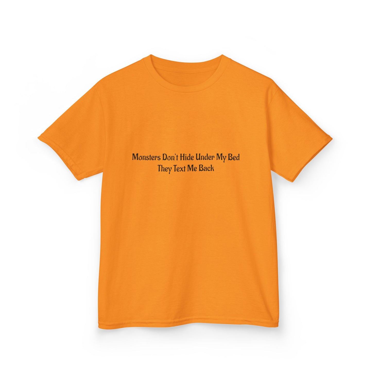 Funny Kids Monster Tee, Kids Heavy Cotton Shirt, Halloween T-Shirt